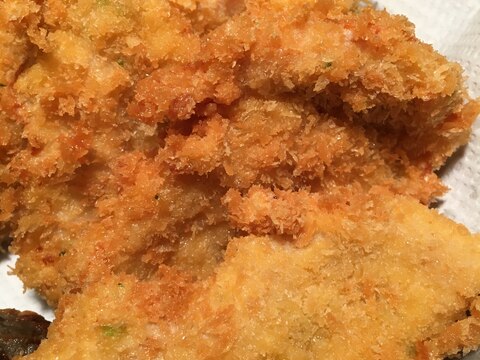 バッター液で手軽に☆ほんのり磯風味のチキンカツ